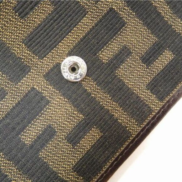 FENDI Two-folded wallet Zucca ?~ Authentic USED T16203 - Picture 8 of 8
